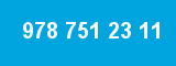 978 751 23 11 978 751 23 11